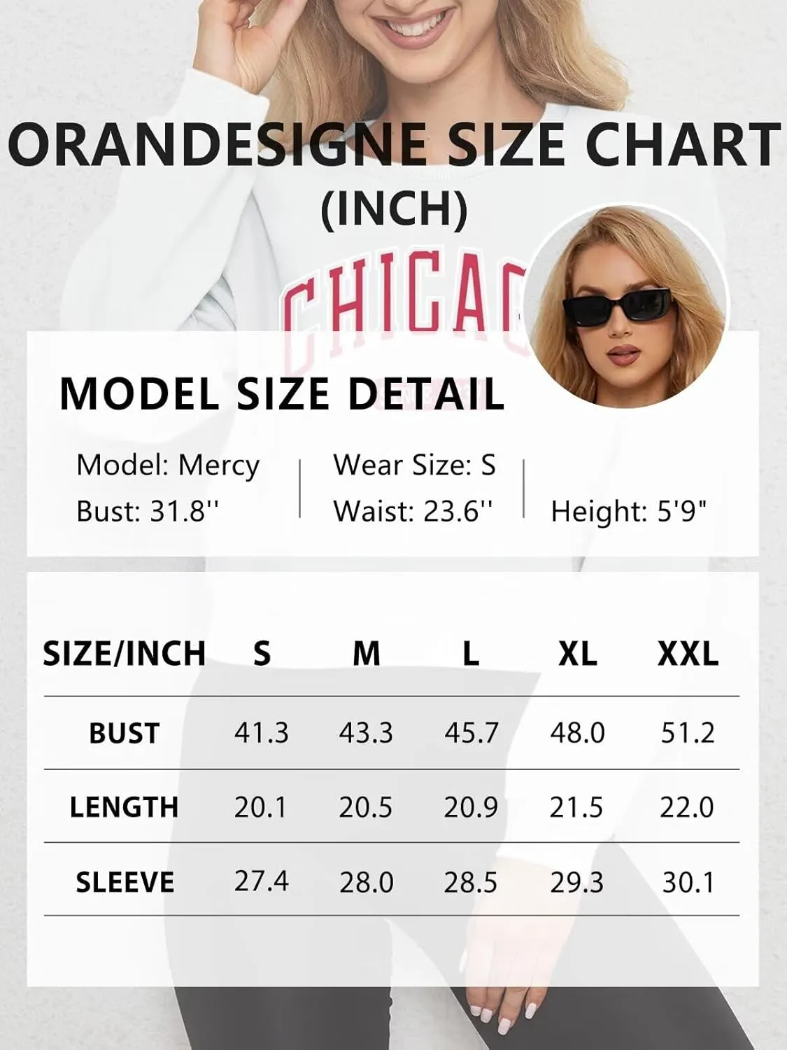 ORANDESIGNE Womens Cropped Letter Printed Sweatshirts Graphic Crewneck Long Sleeve Pullover Casual Loose Fit Tops