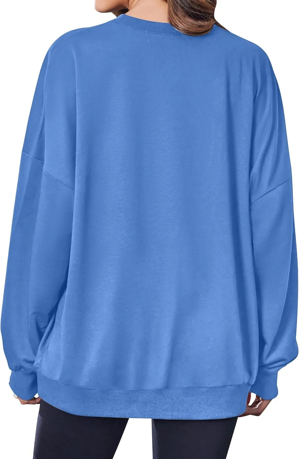 Oversized Usa Sweatshirt Women: Patriotic Tshirt 4th July Shirt Long Sleeve Casual Pullover Tops