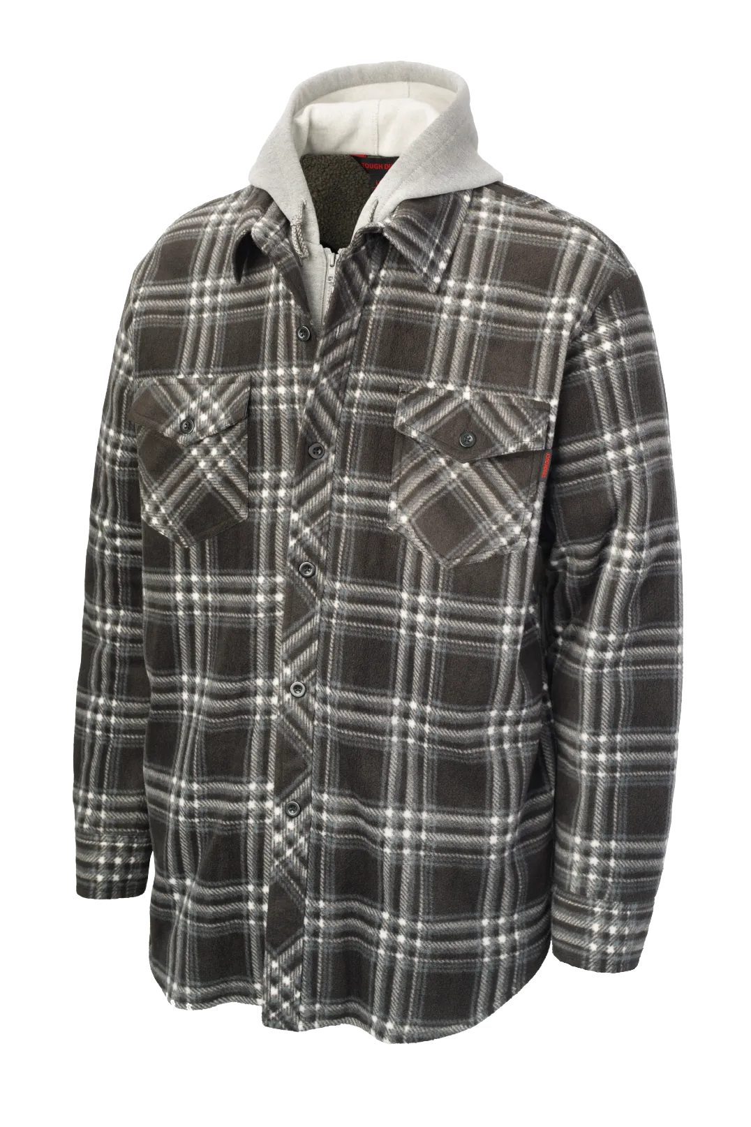 Sherpa Lined Fleece Jac-Shirt by Tough Duck - Style WS02