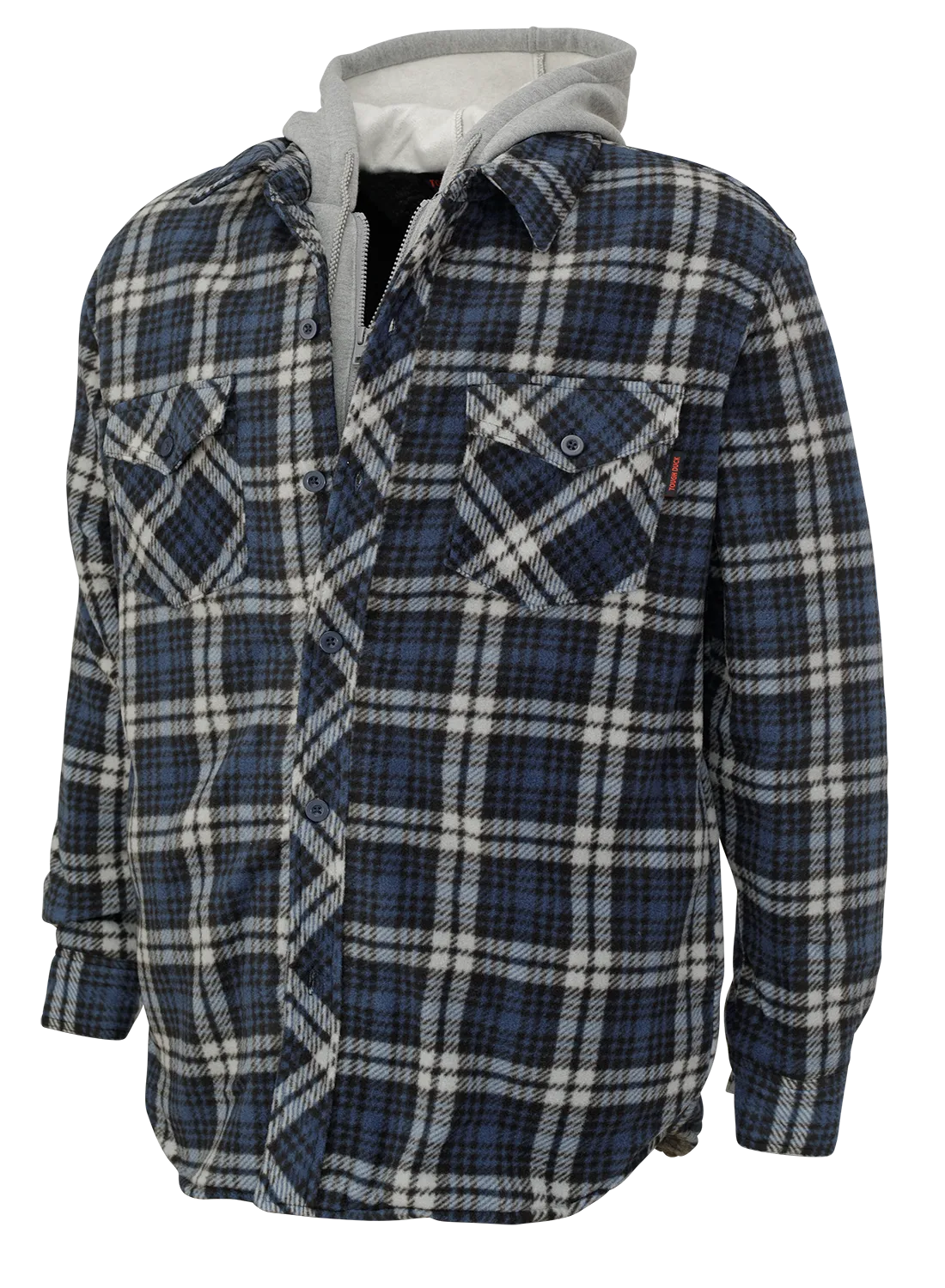 Sherpa Lined Fleece Jac-Shirt by Tough Duck - Style WS02