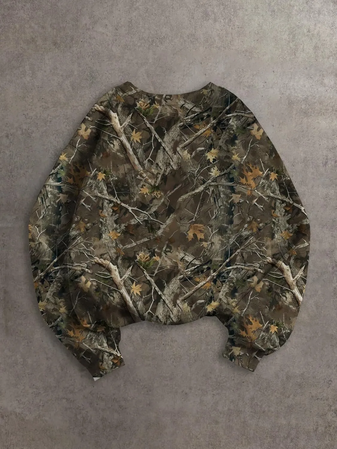 SOLY HUX Women's Plus Size Camo Sweatshirts Crew Neck Long Sleeve Graphic Pullover Tops