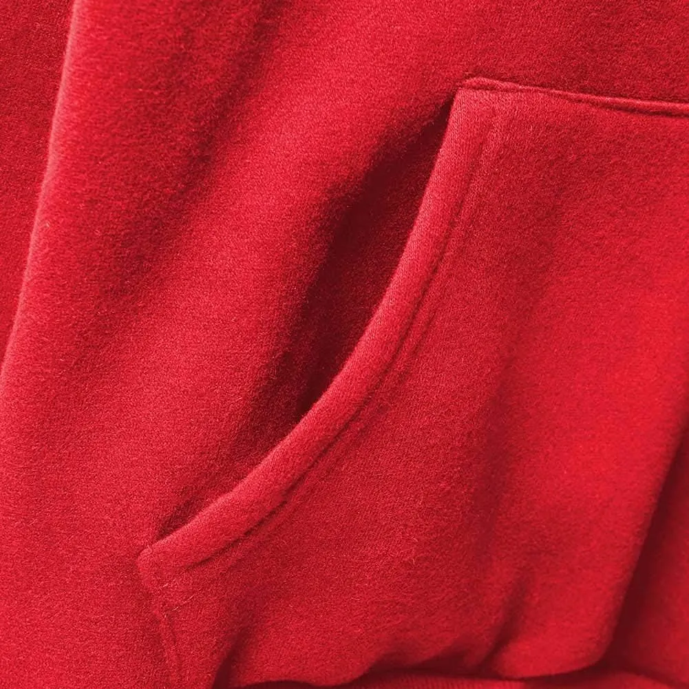 Spring&Gege Youth Solid Fleece Hoodies Pullover Hooded Sweatshirts for Children (3-12 Years)
