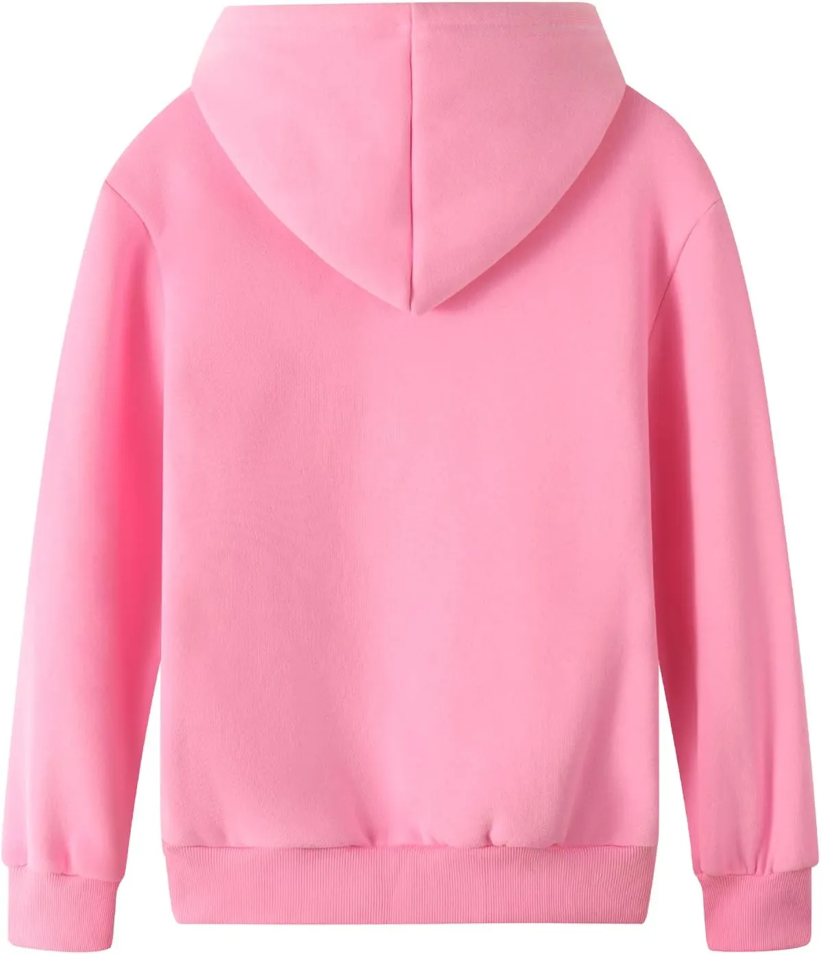 Spring&Gege Youth Solid Fleece Hoodies Pullover Hooded Sweatshirts for Children (3-12 Years)