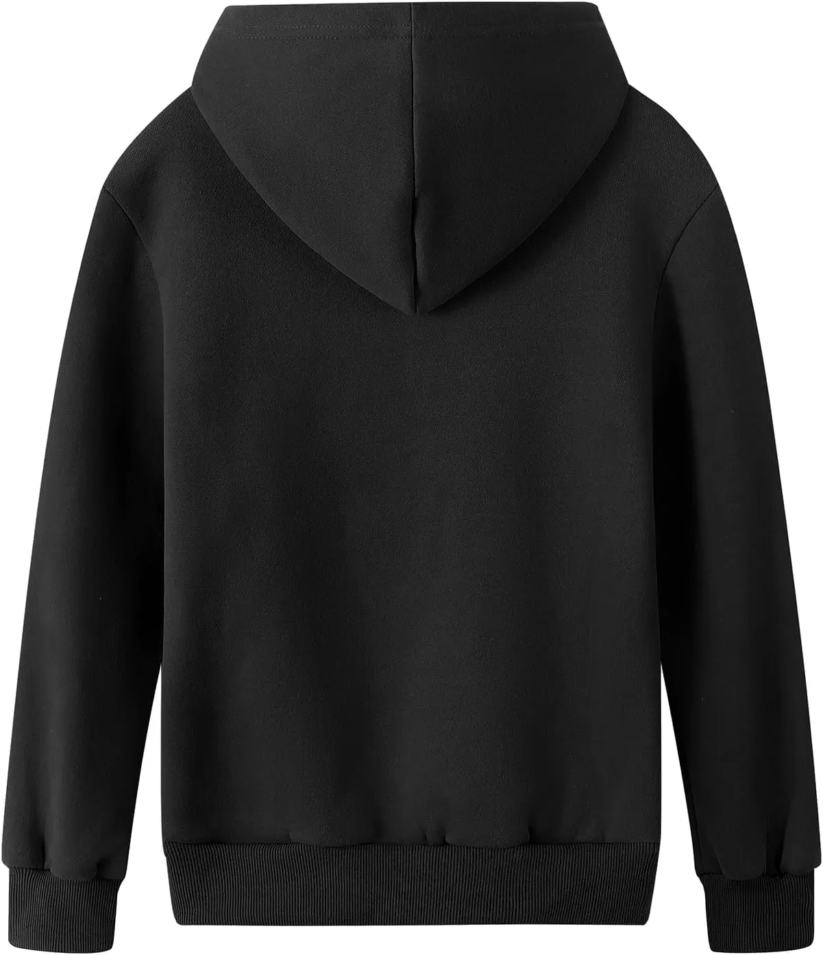 Spring&Gege Youth Solid Fleece Hoodies Pullover Hooded Sweatshirts for Children (3-12 Years)