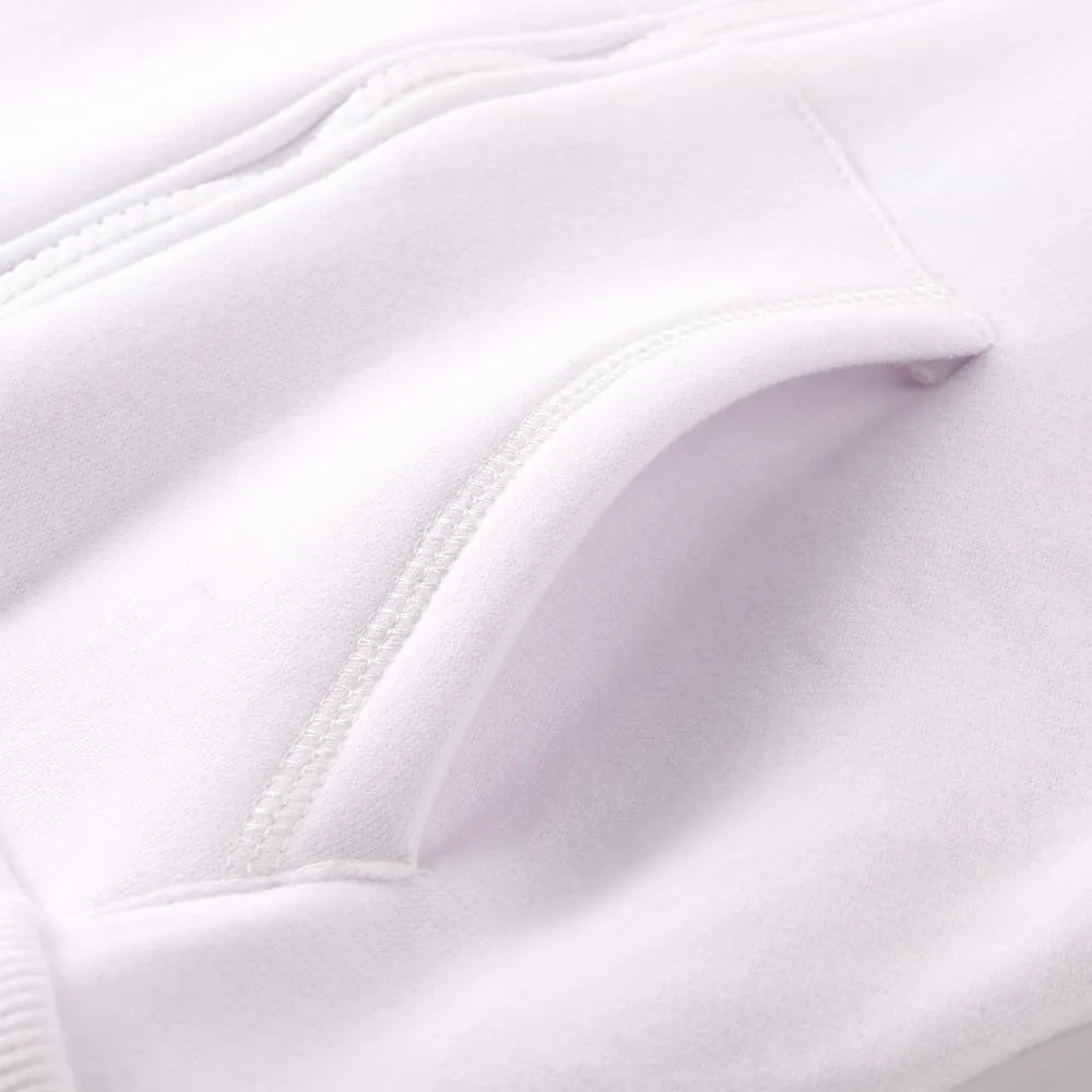 Spring&Gege Youth Solid Fleece Hoodies Soft Full Zip Hooded Sweatshirts for Children (3-12 Years)