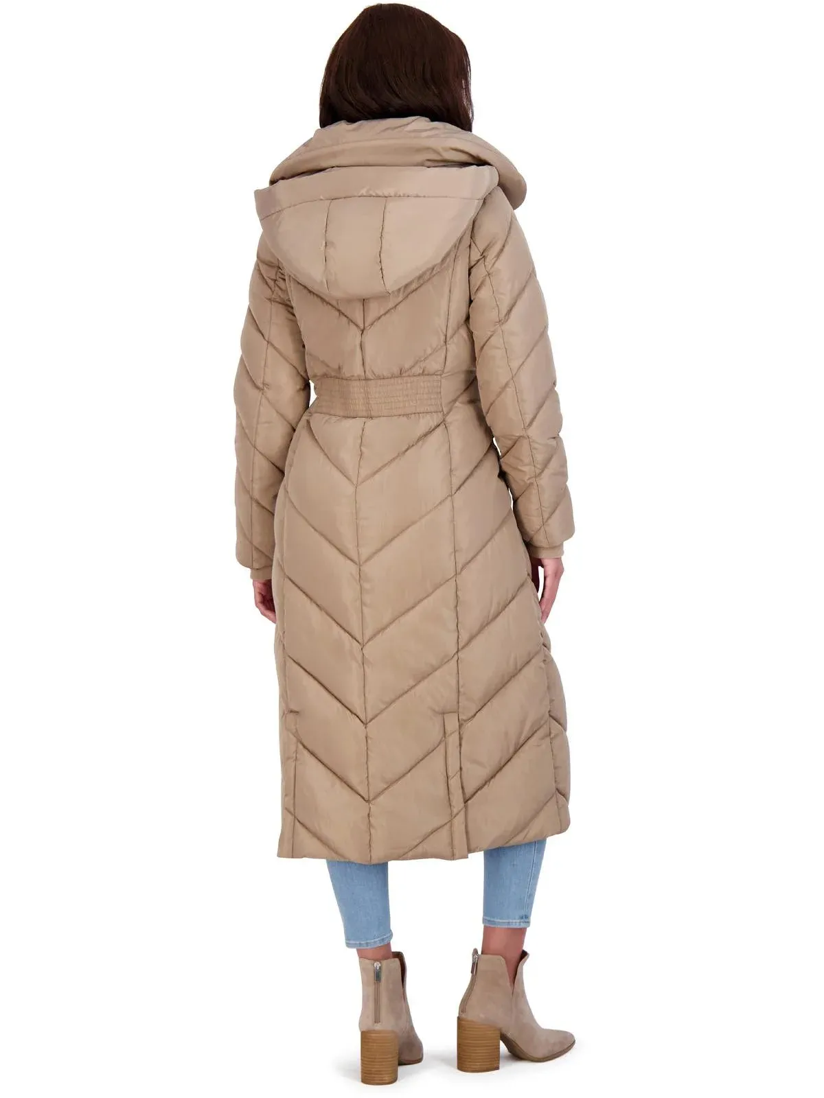 Steve Madden Women's Long Maxi Winter Puffer Coat