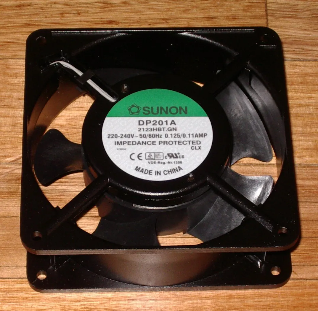 Sunon 120mm X 120mm X 38mm 240Volt AC Computer Cooling Fan # FAN201B