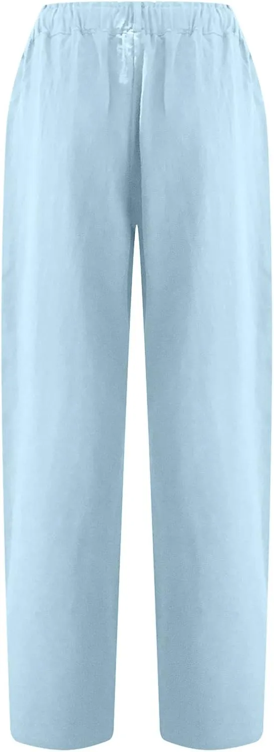 TARIENDY Trouser Yoga Pants for Women Loose Fitting Lounge Trousers High Waisted Athletic Pants Summer Stretch Sweatpants