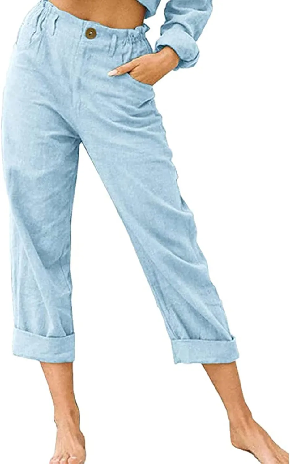 TARIENDY Trouser Yoga Pants for Women Loose Fitting Lounge Trousers High Waisted Athletic Pants Summer Stretch Sweatpants