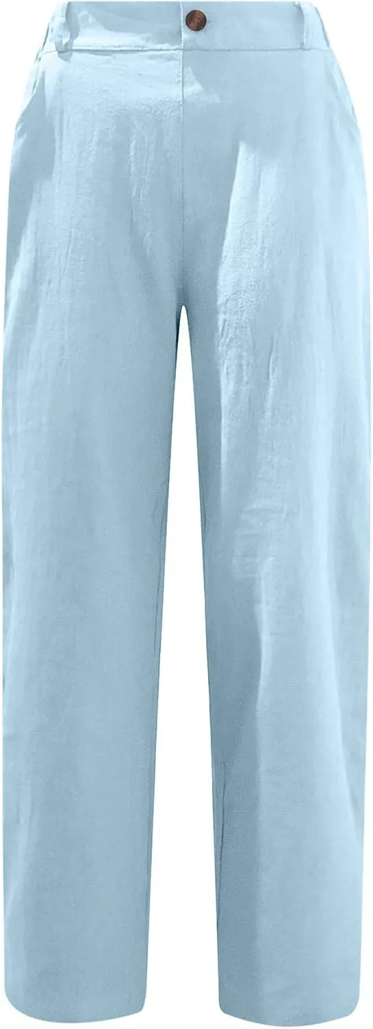TARIENDY Trouser Yoga Pants for Women Loose Fitting Lounge Trousers High Waisted Athletic Pants Summer Stretch Sweatpants