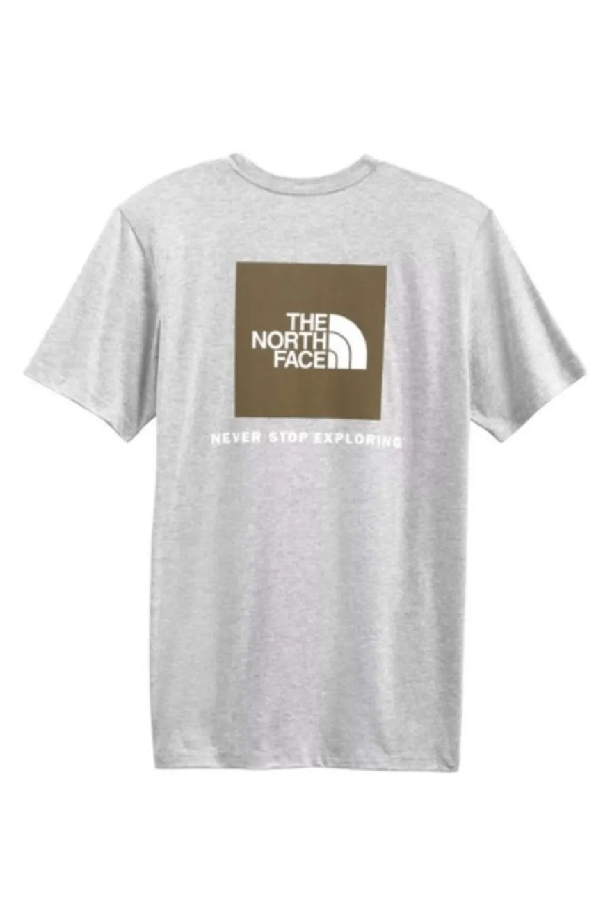THE NORTH FACE BOX NSE TEE - GREY/OLIVE