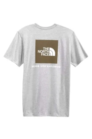 THE NORTH FACE BOX NSE TEE - GREY/OLIVE
