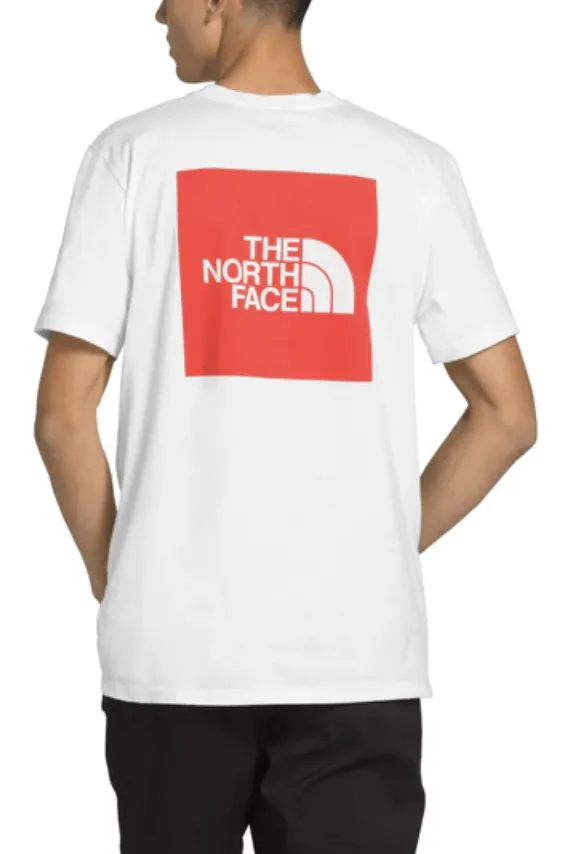 THE NORTH FACE BOX NSE TEE - WHITE/RED