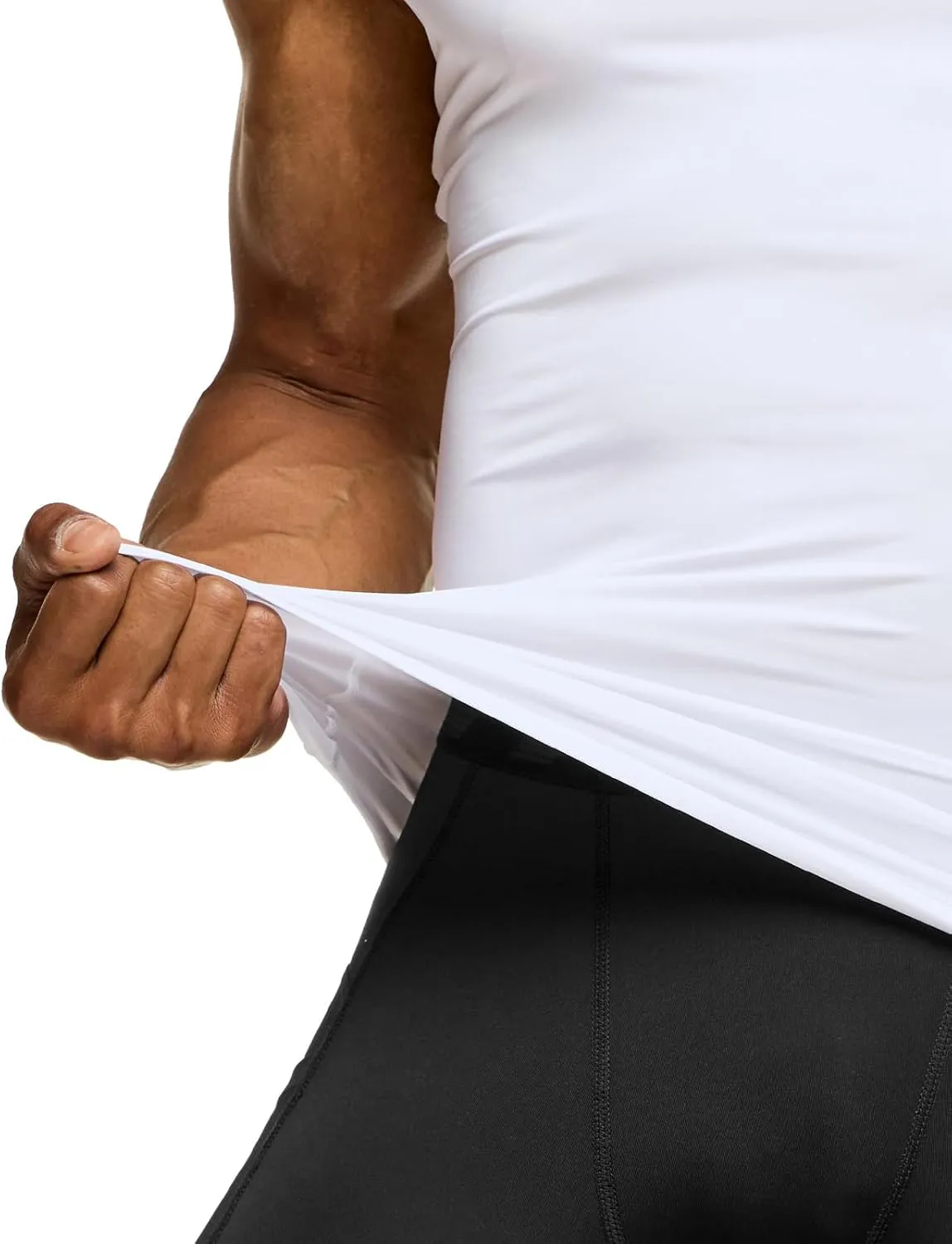 TSLA Men's Athletic Compression Sleeveless Tank Top, Cool Dry Sports Running Basketball Workout Base Layer