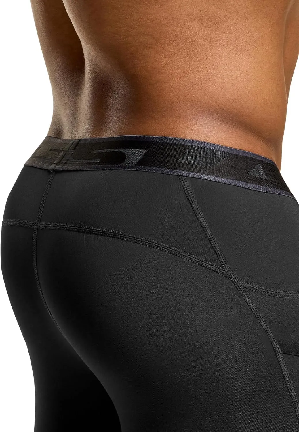 TSLA Men's Compression Pants, Cool Dry Athletic Workout Running Leggings Tights with Pockets