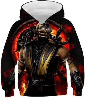 Unisex Casual Sweatshirts Realistic 3D Print Hoodies Boys Novelty Fleece Liner Pullover Tops