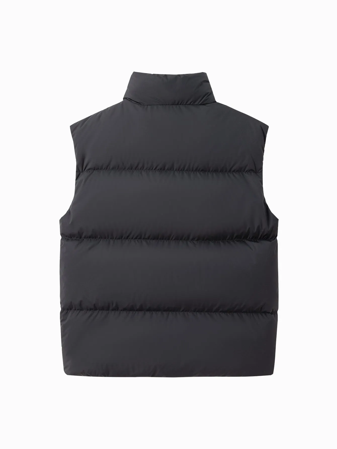 Unisex Parent-Child Stand-Up Collar Rubber Patch Vest