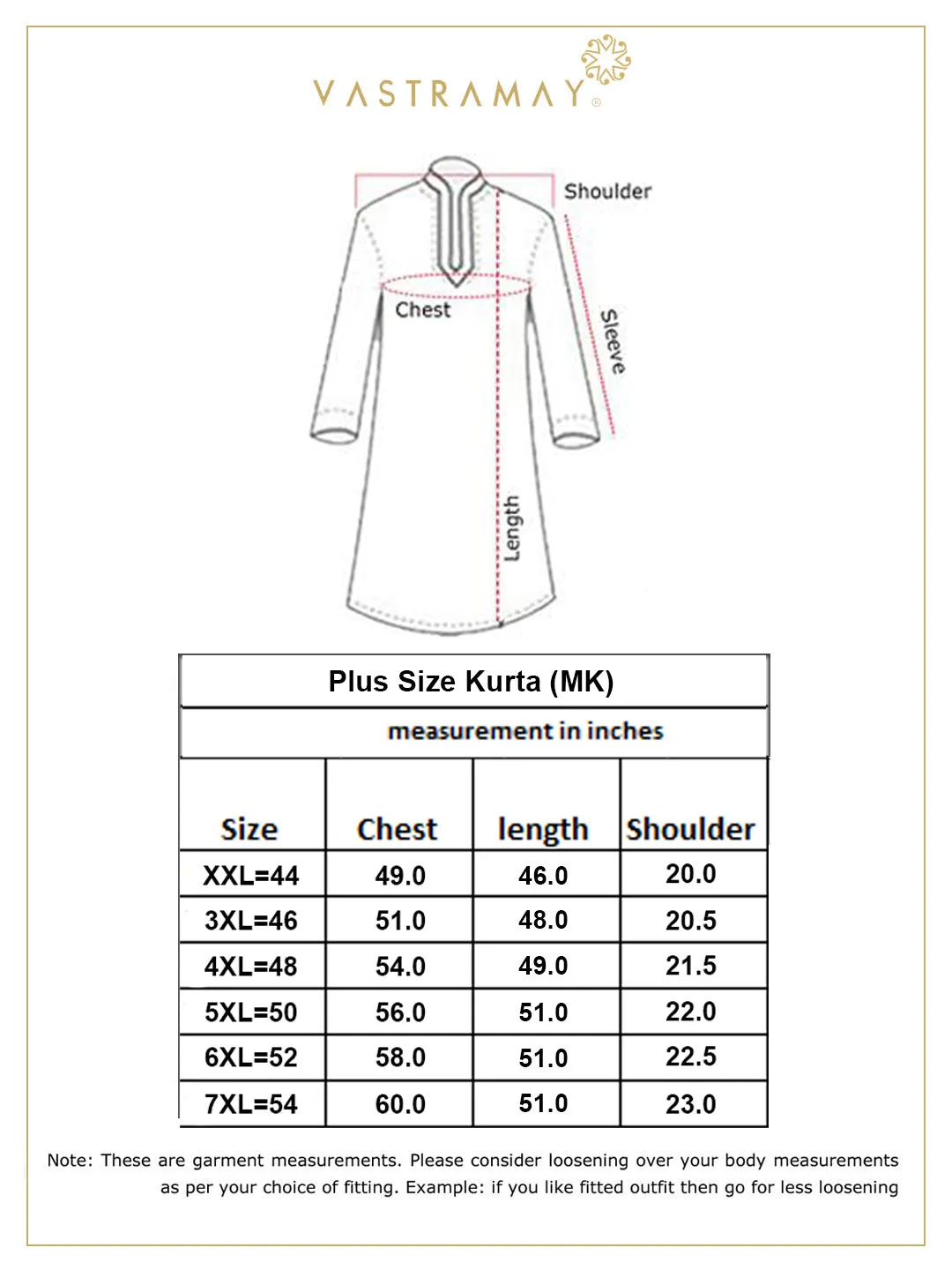 VASTRAMAY Wine Silk Blend Kurta