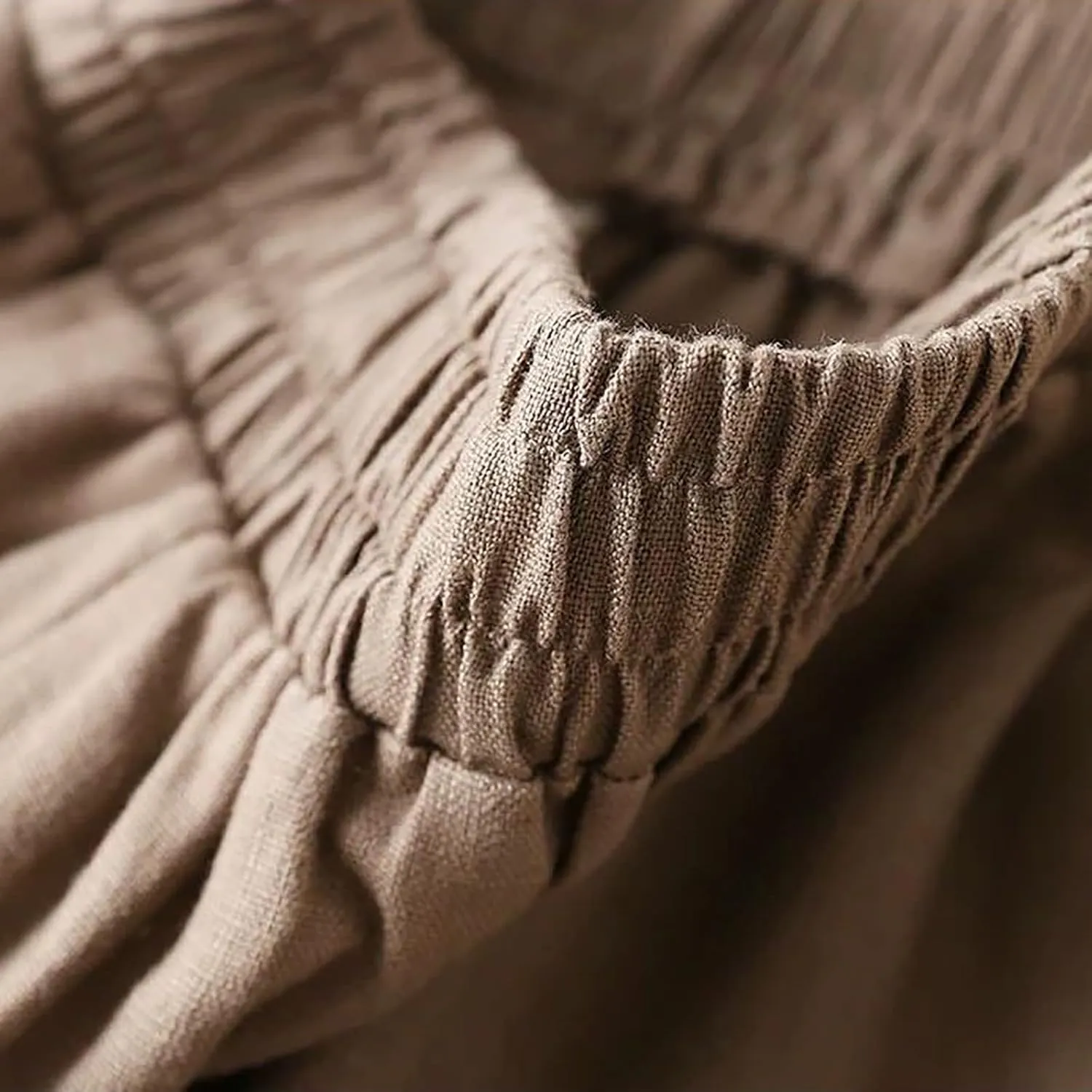 Wide Leg Linen Pants for Women Women Linen Pants Beach Leisure Trousers Linen Blend Pants