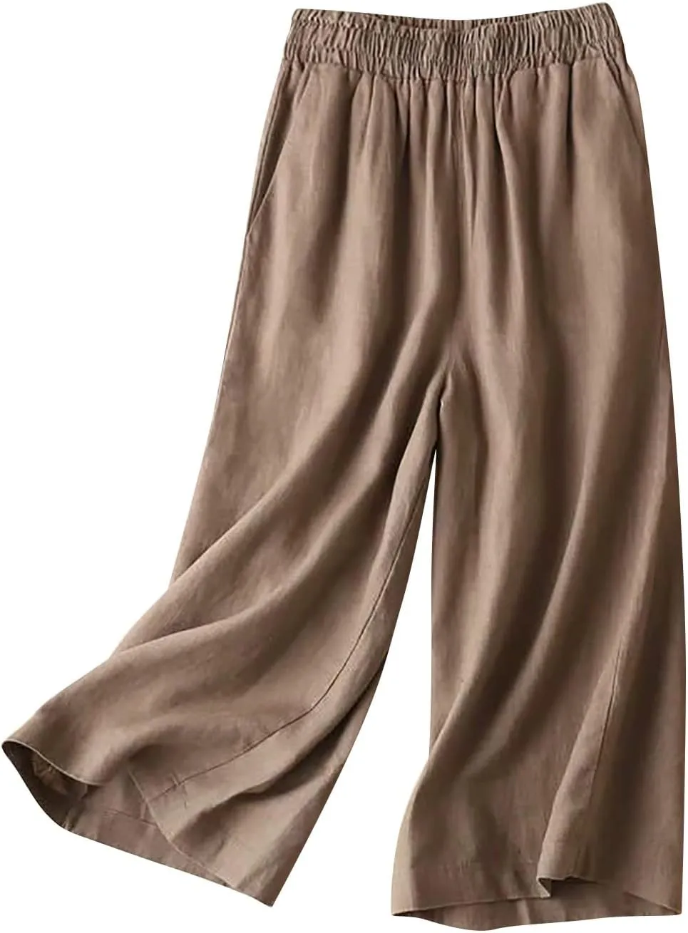 Wide Leg Linen Pants for Women Women Linen Pants Beach Leisure Trousers Linen Blend Pants