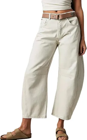 Women Cotton Linen Summer Drawstring Palazzo Lounge Pants Elastic Waist Long Lounge Slim Fit Palazzo Lounge