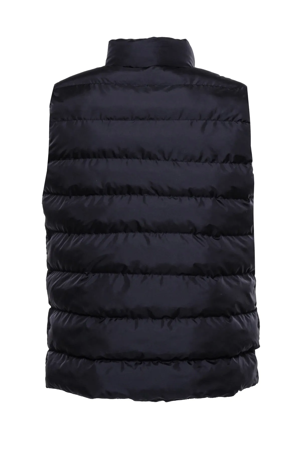 WSS Zippered Pockets Quilted Black Men Winter Down Vest  - Singen