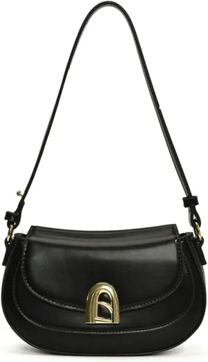 Y2k 90s Crescent Hobo Bags Women Trendy PU Leather Underarm Shoulder Bag Crossbody Phone Purse Cute Retro Tote Handbag