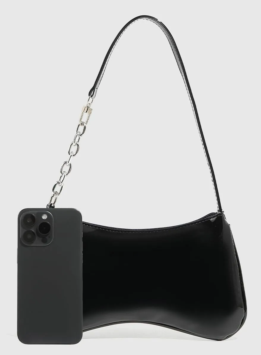 Y2k Crescent Hobo Bags Women 90s PU Leather Underarm Shoulder Bag Cute Trendy Crossbody Phone Purse Retro Tote Handbag