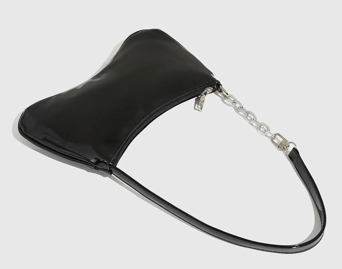 Y2k Crescent Hobo Bags Women 90s PU Leather Underarm Shoulder Bag Cute Trendy Crossbody Phone Purse Retro Tote Handbag