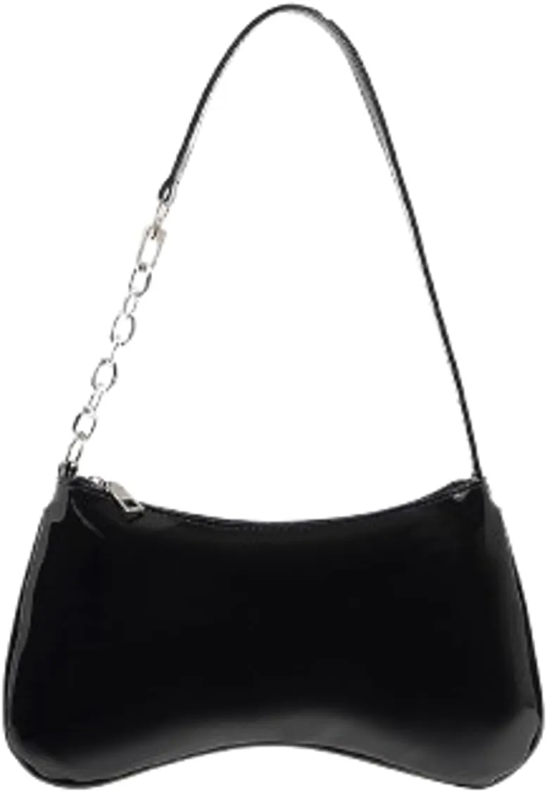 Y2k Crescent Hobo Bags Women 90s PU Leather Underarm Shoulder Bag Cute Trendy Crossbody Phone Purse Retro Tote Handbag