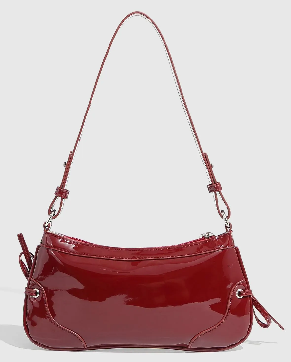 Y2k Crescent Hobo Bags Women 90s Trendy PU Leather Underarm Shoulder Bag Cute Crossbody Phone Purse Retro Tote Handbag